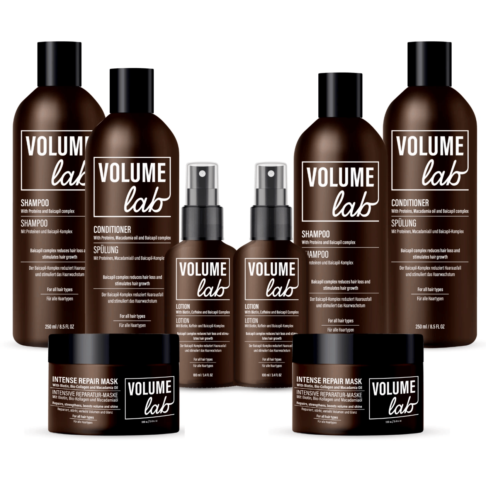 MEGA hårboks! Volume LAB hårvekstfornyelsessystem med biotin og koffein for langsomtvoksende og skadet hår. MEGA hårboks! Volume LAB hårvekstfornyelsessystem med biotin og koffein for langsomtvoksende og skadet hår.